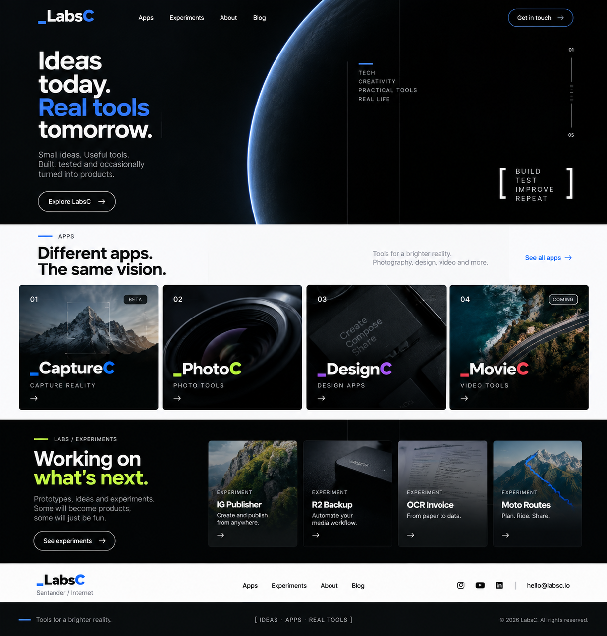 LabsC — visual direction preview